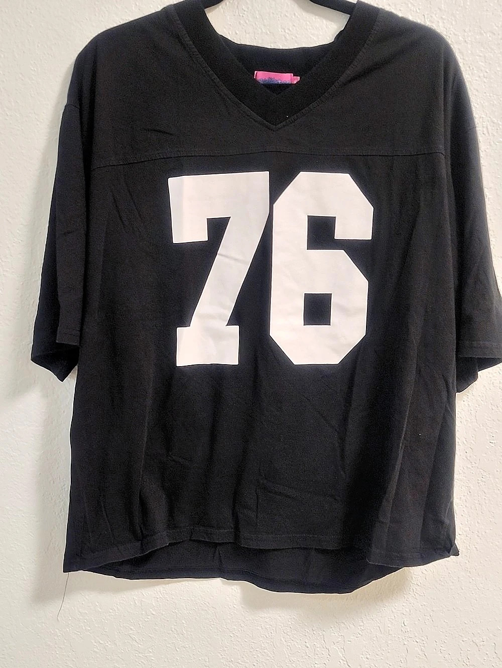 edikted 76 Oversized T-Shirt Black & White Size XL
